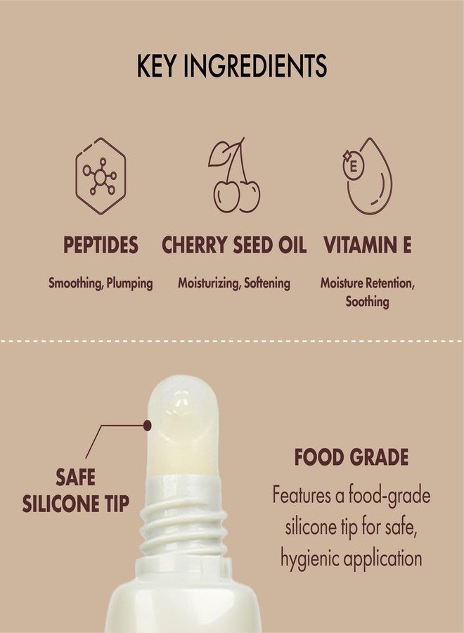 أبسولوت نيويورك بلسم الشفاه الملون Absolute New York Gloss Slick Peptide Tinted Balm، خفيف الوزن وغير لزج، يمنح الشفاه نعومة وترطيباً وامتلاءً (MLPT05 فانيليا بين) - Image 4